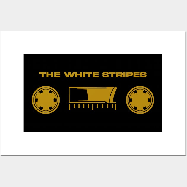 60s cassette with text Stripes Wall Art by mother earndt